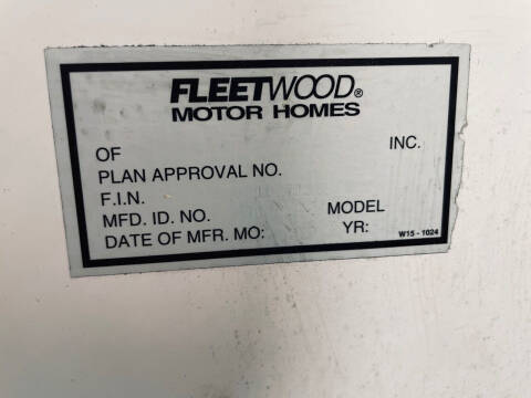 2002 Fleetwood RV 37U