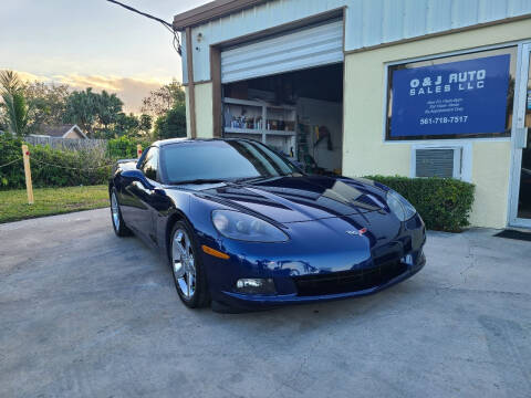 2007 Chevrolet Corvette for sale at O & J Auto Sales in Royal Palm Beach FL