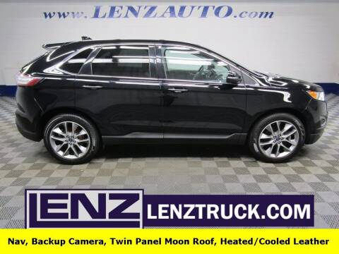 2018 Ford Edge for sale at LENZ TRUCK CENTER in Fond Du Lac WI