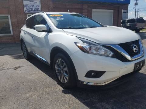 2015 Nissan Murano for sale at BELLEFONTAINE MOTOR SALES in Bellefontaine OH