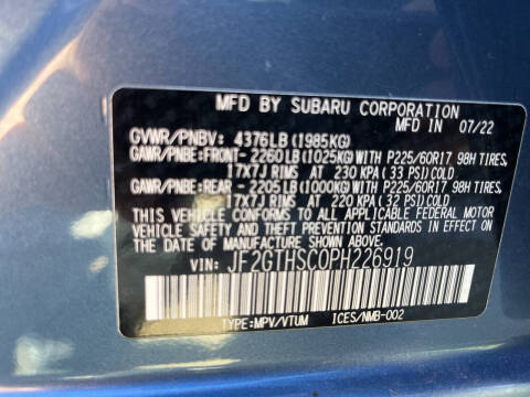 2023 Subaru Crosstrek Sport