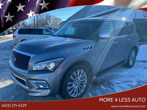 2017 Infiniti QX80 for sale at More 4 Less Auto in Sioux Falls SD