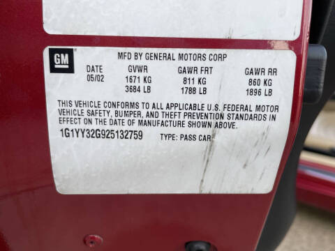 2002 Chevrolet Corvette