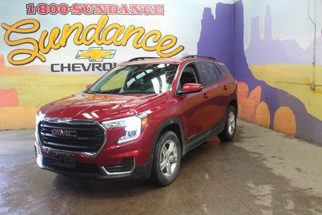 Used 2022 GMC Terrain SLE with VIN 3GKALTEV1NL128599 for sale in Grand Ledge, MI