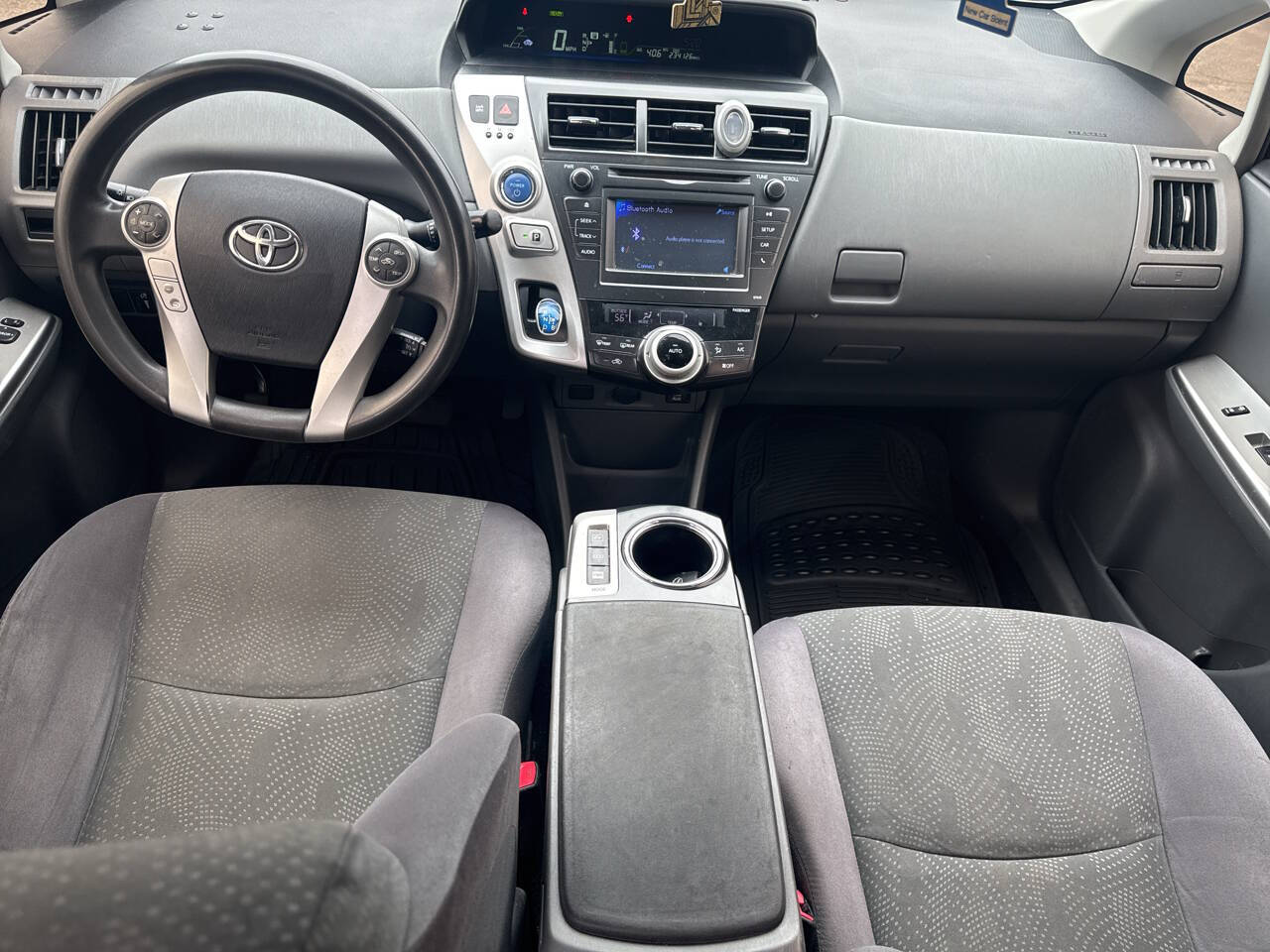 Silver 2012 Toyota Prius v Five Five 4dr Wagon 7