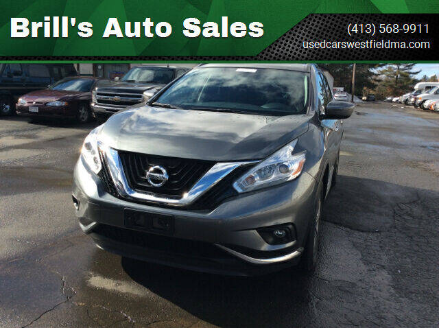 2016 Nissan Murano for sale at Brill's Auto Sales in Westfield MA