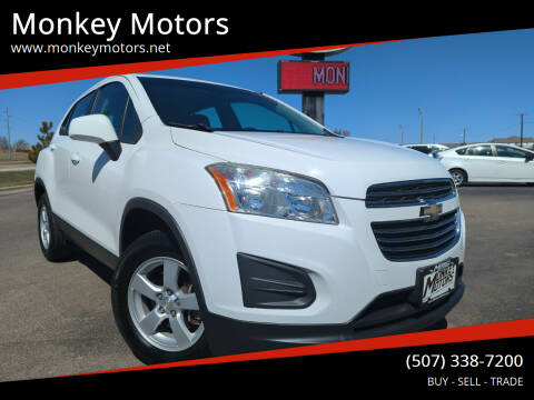 2016 Chevrolet Trax for sale at Monkey Motors in Faribault MN