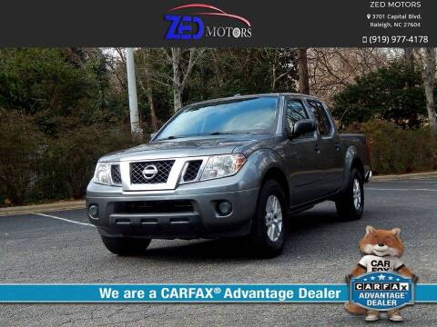 2016 Nissan Frontier for sale at Zed Motors in Raleigh NC