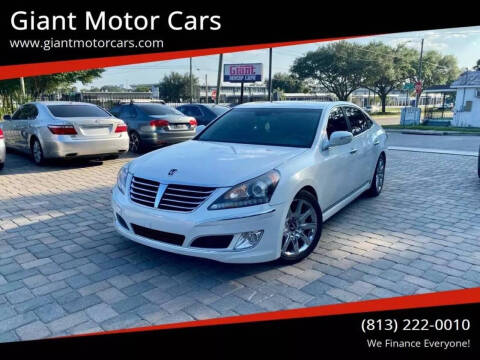 2012 Hyundai Equus for sale at Giant Motor Cars in Tampa FL