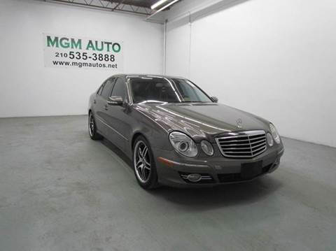 2008 Mercedes-Benz E-Class for sale at MGM Auto in San Antonio, TX