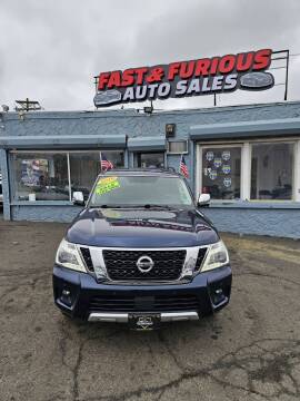 2018 Nissan Armada for sale at FAST AND FURIOUS AUTO SALES in Newark NJ