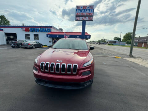 2014 Jeep Cherokee for sale at US Auto Sales in Garden City MI