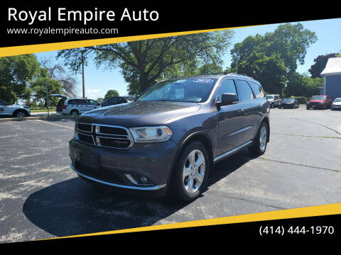 2014 Dodge Durango for sale at Royal Empire Auto in Milwaukee WI