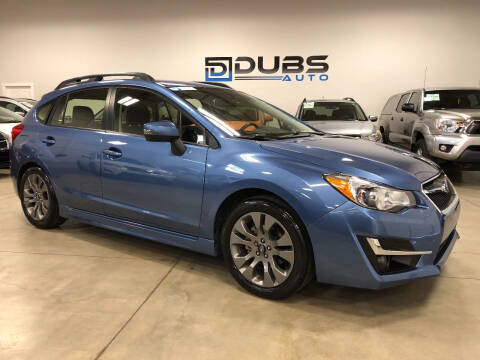 2016 Subaru Impreza for sale at DUBS AUTO LLC in Clearfield UT