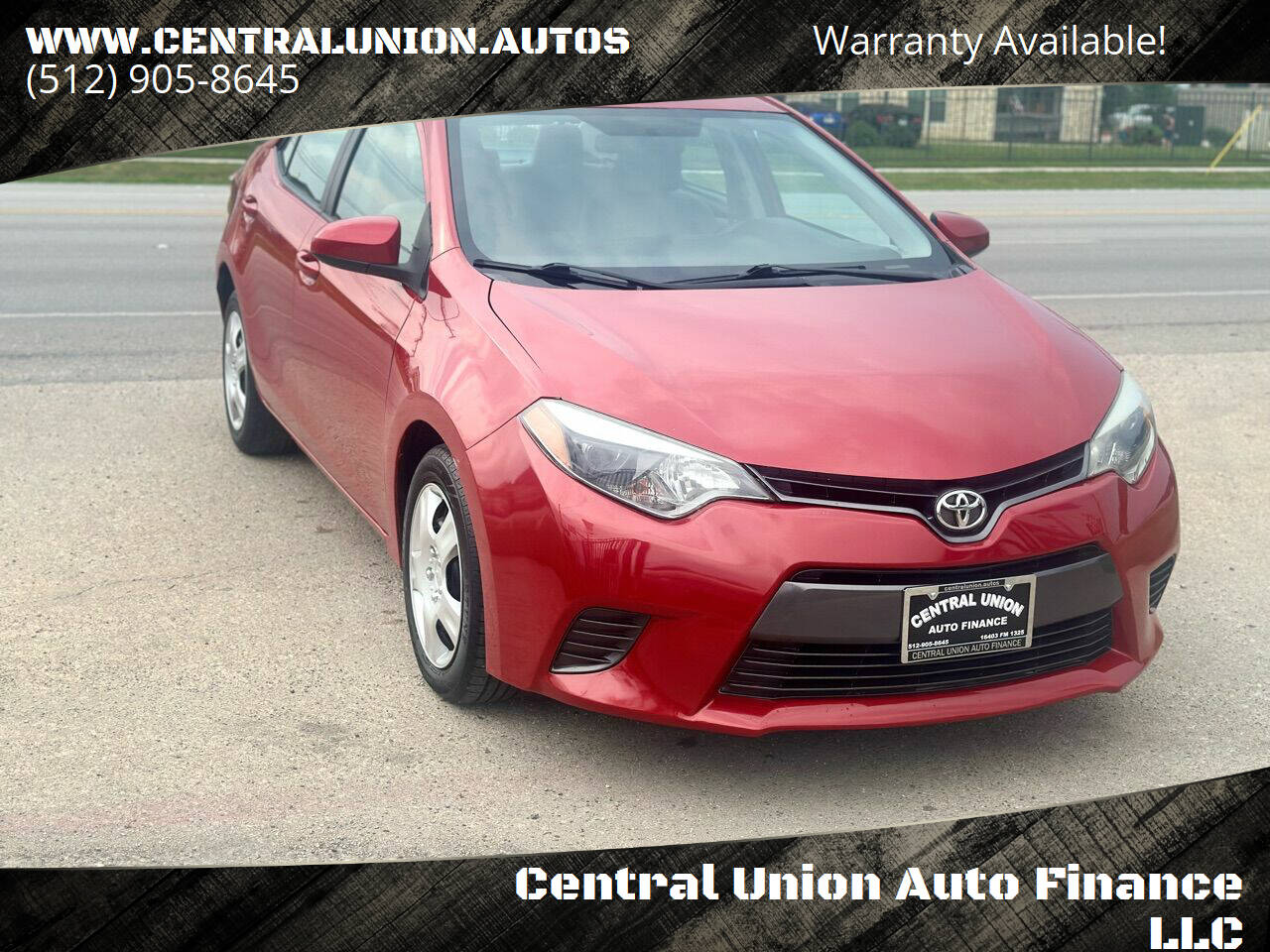 2016 Toyota Corolla for sale at Central Union Auto Finance LLC in Austin, TX