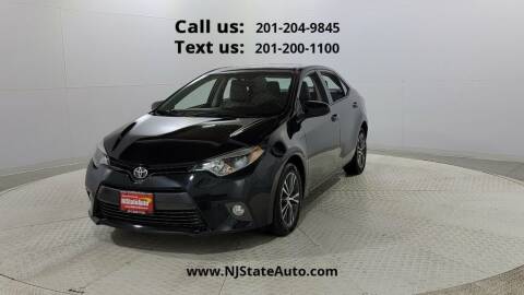 2016 Toyota Corolla for sale at NJ State Auto Used Cars in Jersey City NJ