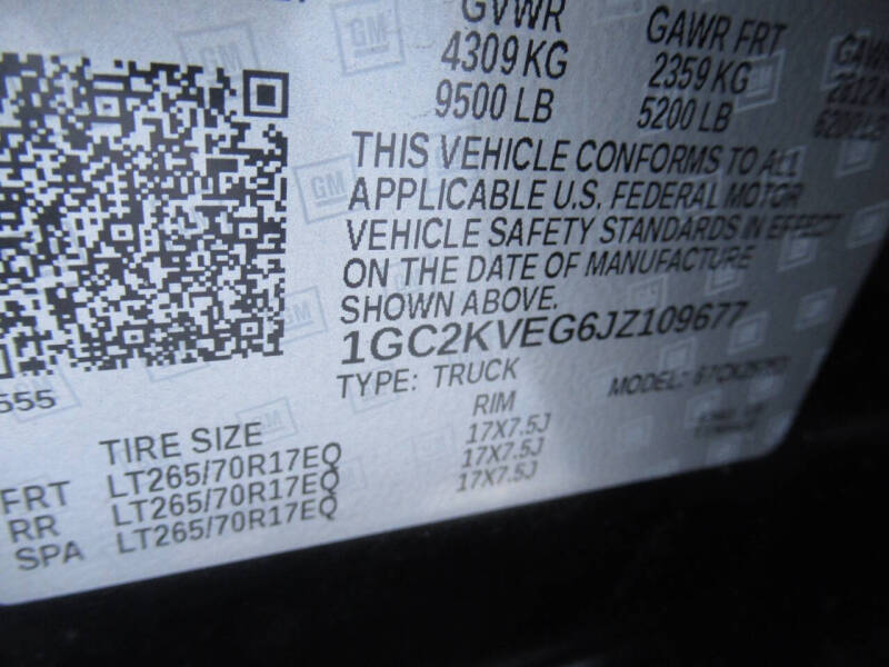 2018 Chevrolet Silverado 2500HD