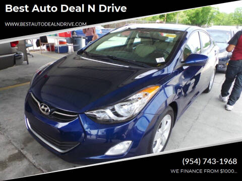 2013 Hyundai Elantra for sale at Best Auto Deal N Drive in Hollywood FL