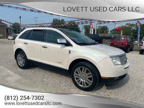 2009 Lincoln MKX for sale at Lovett Used Cars LLC in Washington IN