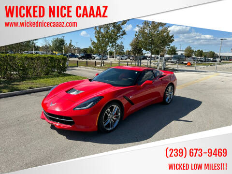 2019 Chevrolet Corvette for sale at WICKED NICE CAAAZ in Cape Coral FL