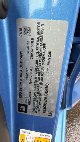 2018 Chevrolet Spark LS CVT