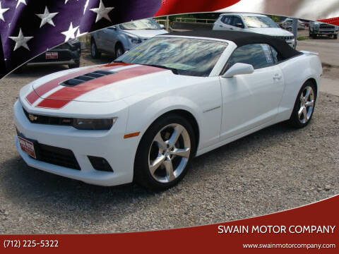 2015 Chevrolet Camaro for sale at Swain Motor Company in Cherokee IA