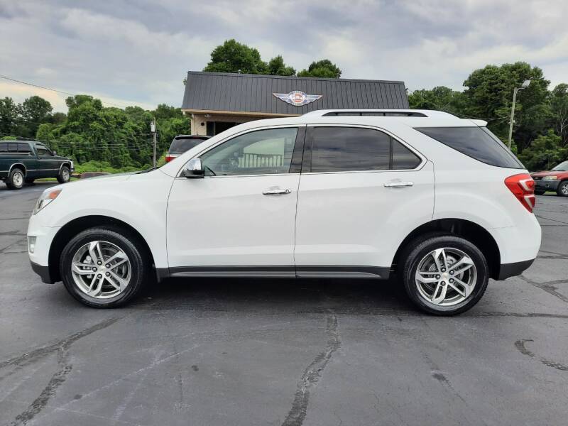 2017 Chevrolet Equinox for sale at G AND J MOTORS in Elkin NC