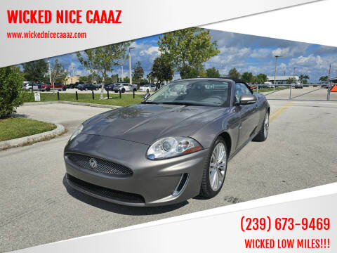 2010 Jaguar XK for sale at WICKED NICE CAAAZ in Cape Coral FL