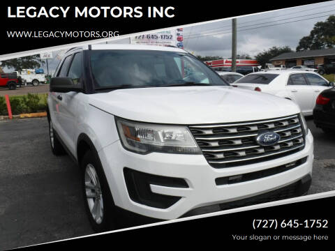 2016 Ford Explorer for sale at LEGACY MOTORS INC in New Port Richey FL