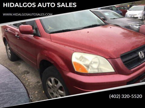 2003 Honda Pilot for sale at HIDALGOS AUTO SALES in Omaha NE