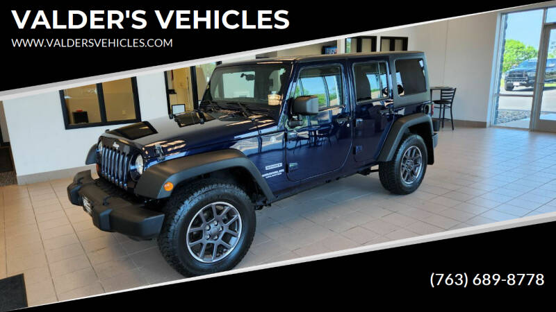 2013 Jeep Wrangler Unlimited for sale at VALDER'S VEHICLES in Hinckley MN