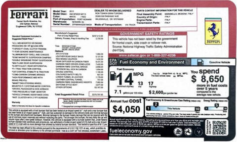 2013 Ferrari 458 Spider