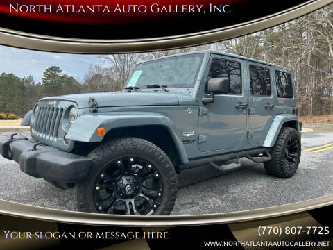 2015 Jeep Wrangler Unlimited for sale at North Atlanta Auto Gallery, Inc in Alpharetta GA