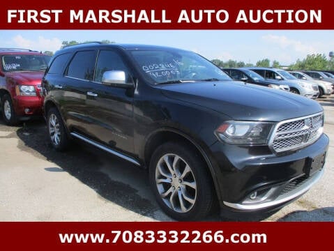 2016 Dodge Durango for sale at First Marshall Auto Auction in Harvey IL