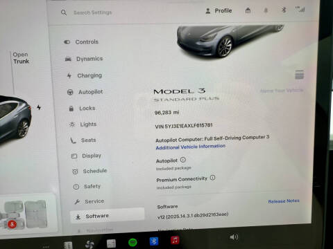 2020 Tesla Model 3 Standard Range Plus