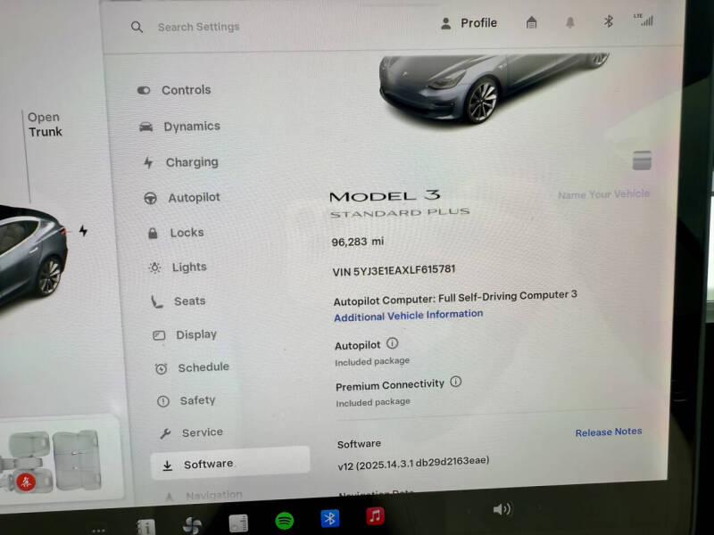 2020 Tesla Model 3 Standard Range Plus