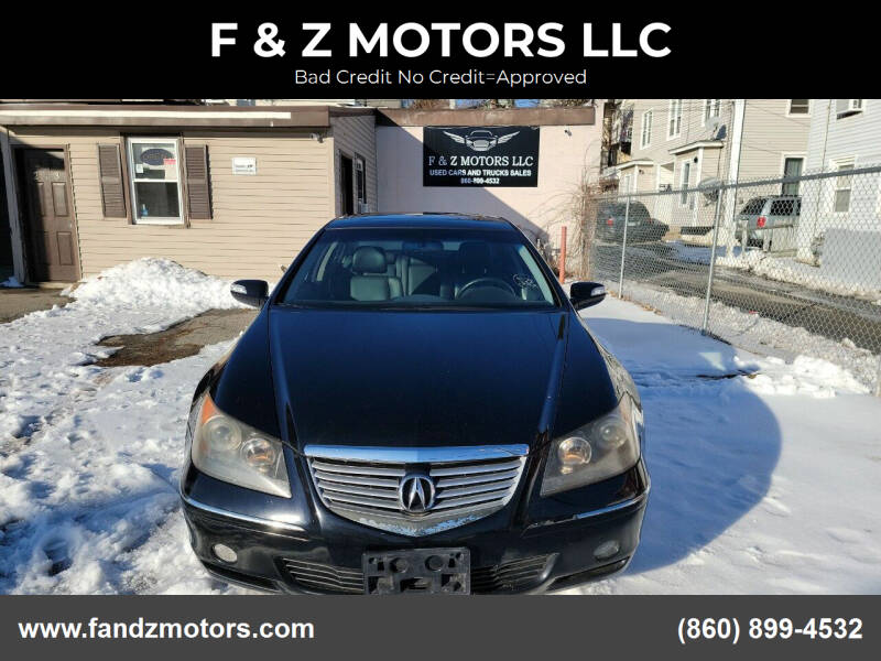 2008 Acura RL for sale at F & Z MOTORS LLC in Vernon Rockville CT