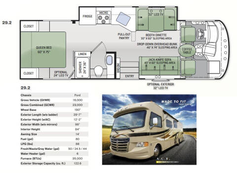 2015 Thor Motor Coach Ace for sale at S & M WHEELESTATE SALES INC - Class A in Princeton NC