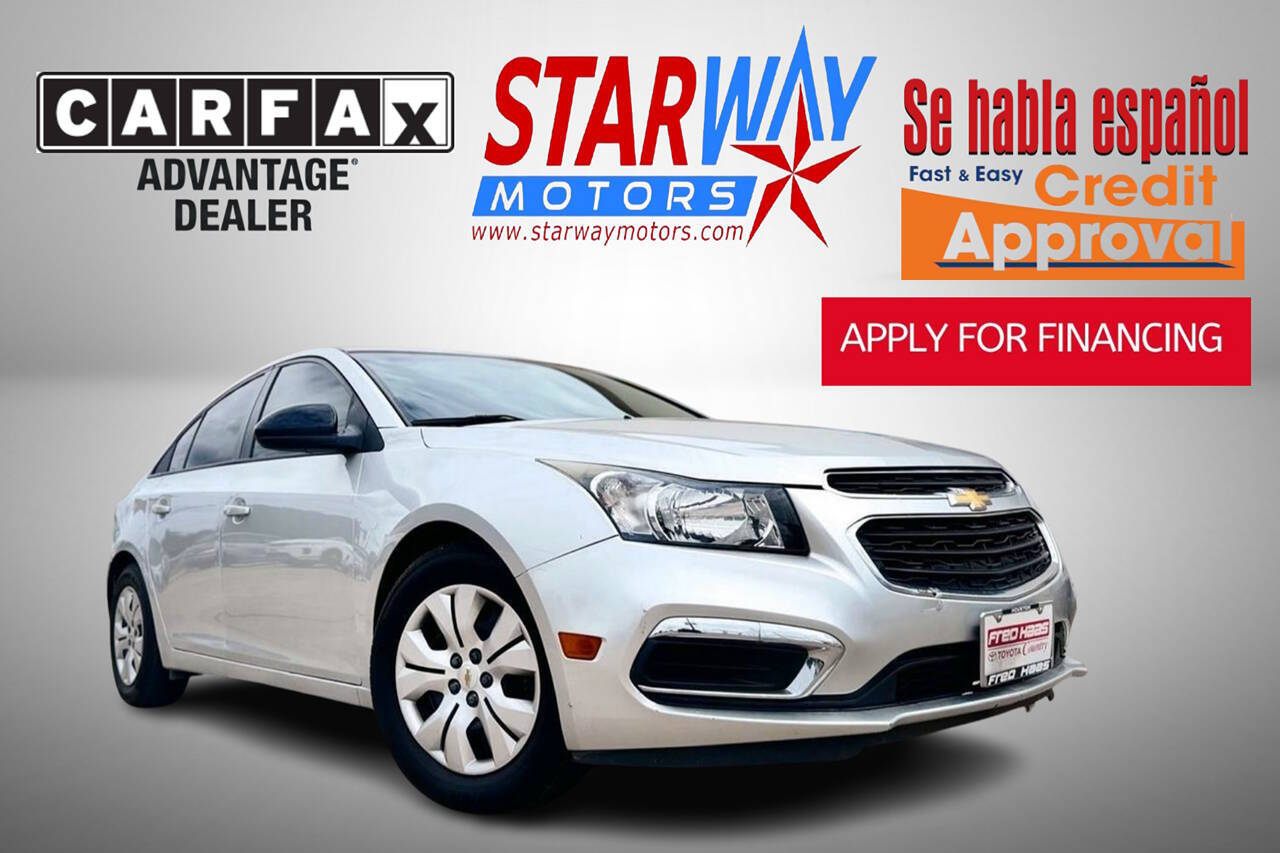 2015 Chevrolet Cruze for sale at Starway Motors in Houston, TX