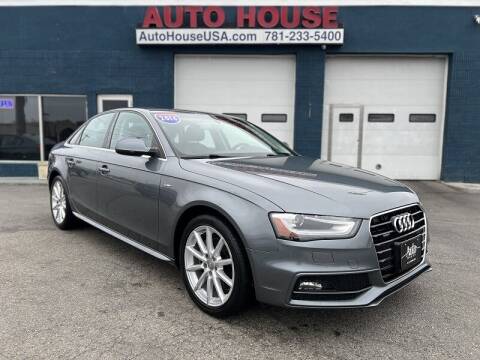 2016 Audi A4 for sale at Auto House USA in Saugus MA