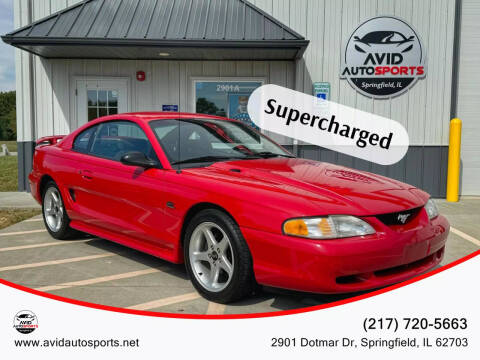 1995 Ford Mustang for sale at AVID AUTOSPORTS in Springfield IL