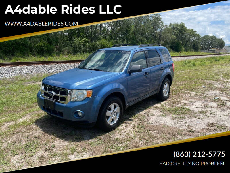 2010 Ford Escape for sale at A4dable Rides LLC in Haines City FL