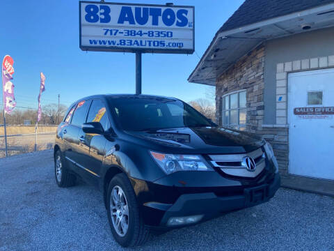 2009 Acura MDX for sale at 83 Autos LLC in York PA