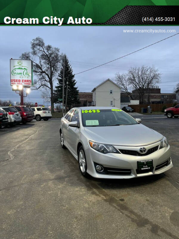 2012 Toyota Camry for sale at Cream City Auto in Milwaukee WI