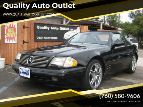 2000 Mercedes-Benz SL-Class for sale at Quality Auto Outlet in Vista CA