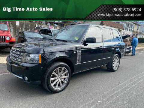 2011 Land Rover Range Rover for sale at Big Time Auto Sales in Vauxhall NJ