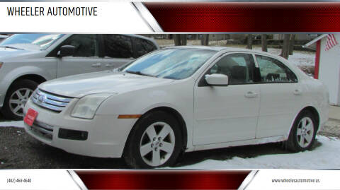 2008 Ford Fusion for sale at WHEELER AUTOMOTIVE in Fort Calhoun NE