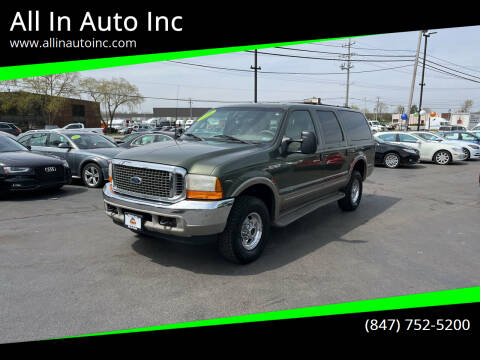 2000 Ford Excursion for sale at All In Auto Inc in Palatine IL