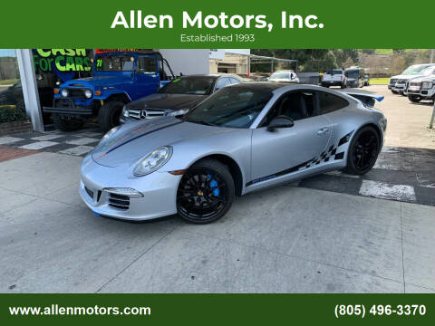 2014 Porsche 911 for sale at Allen Motors, Inc. in Thousand Oaks CA