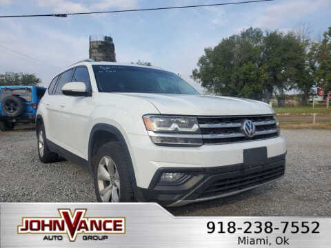 2019 Volkswagen Atlas for sale at Vance Fleet Services in Guthrie OK